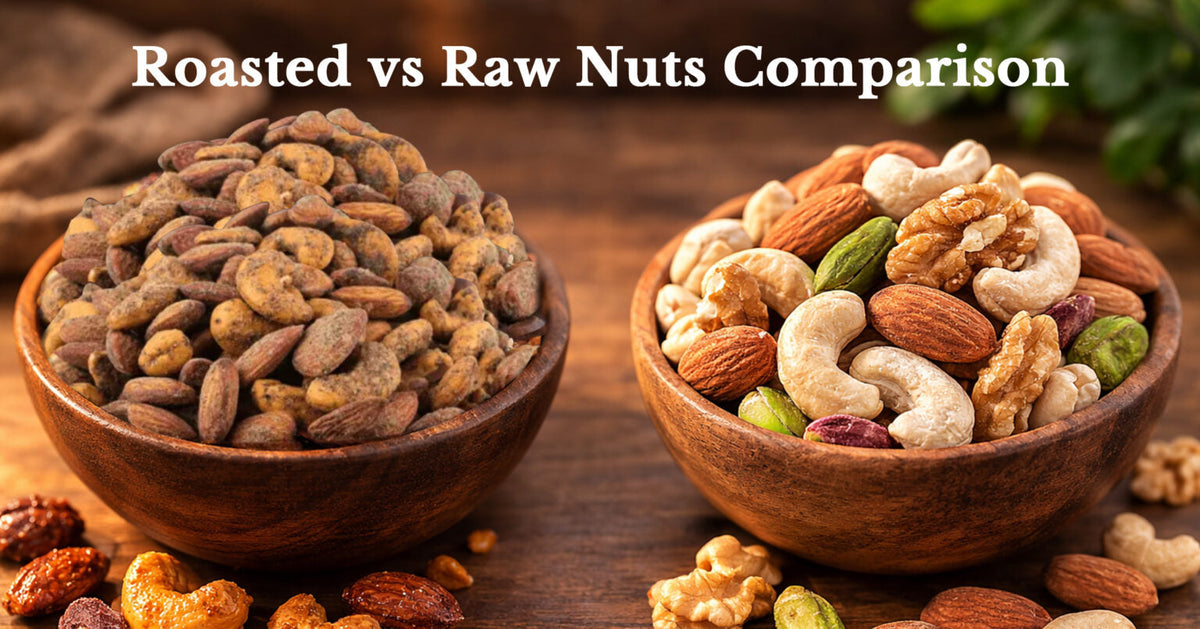Roasted vs Raw Dry Fruits: How Processing Affects Nutrition, Taste, and Shelf Life
