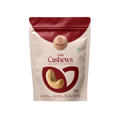Goa Cashews pouch, front view