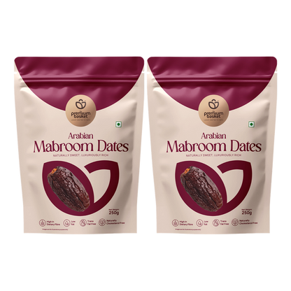 Mabroom dates pouches, 250g, two pack