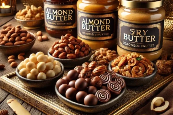 Indulge in Premium Dragees, Nut Butter, and Seasoned Dry Fruits