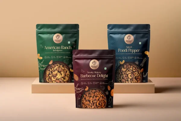 Explore Gourmet Excellence with Pondi Pepper, Hickory BBQ, and American Ranch Almond & Cashew